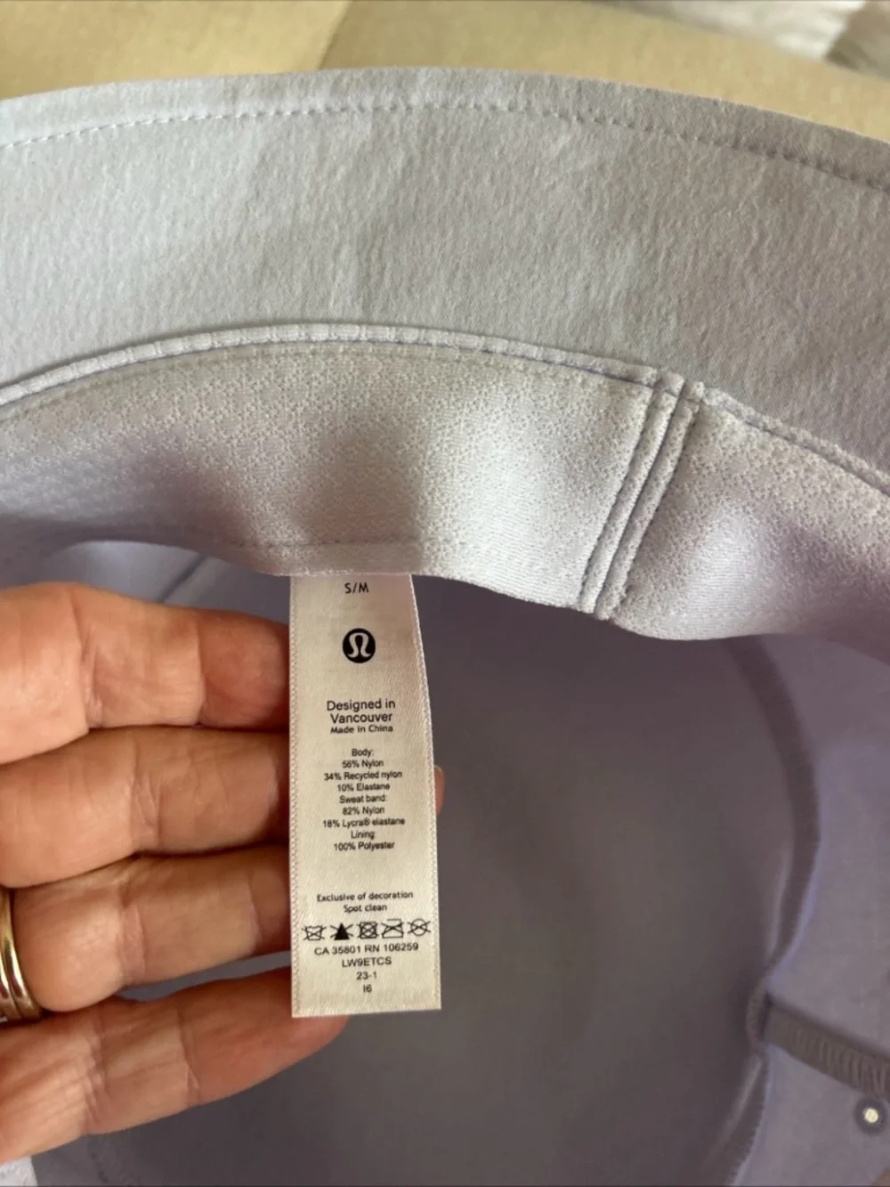 Lululemon Women’s Wide-Brim Bucket Size S/M Lavender LW9ETCS